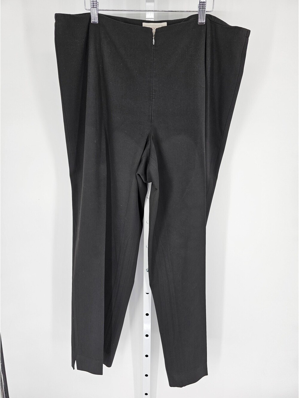 Smooth Women's Black Polyester Blend High-Rise Dress Pants Size 16W